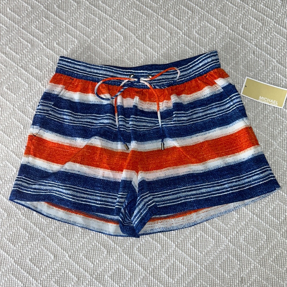 NWT Michael Kors Striped Shorts